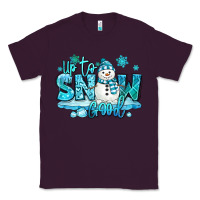Plum up to snow good winter snowman Classic Tee - MaliasSmallBusiness