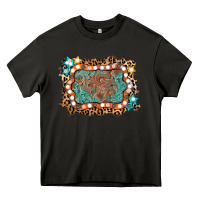 Asphalt light western frame Heavy Core Tee - AdoDesignShop