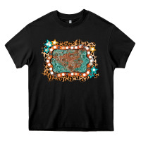 Black light western frame Heavy Core Tee - AdoDesignShop