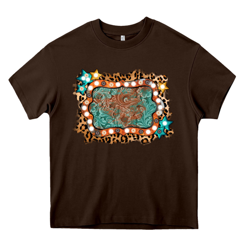 Light Western Frame Heavy Core Tee by AdoDesignShop | Teevron