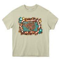 Mossy light western frame Heavy Core Tee - AdoDesignShop