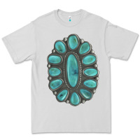 Dove Grey Turquoise Gemstone Jewelry Premium Tee - LillyAllenDesigns