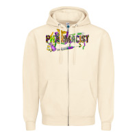 Sandshell mardi gras pharmacist Zipper Hoodie - CowGirlArtShop