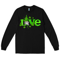 Black love st patricks gnome Long Sleeve Tee - Jasminsmagicworld