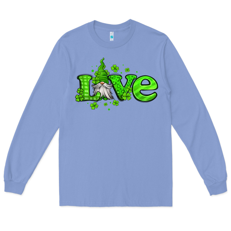 Love St Patricks Gnome Long Sleeve Tee by Jasminsmagicworld | Teevron