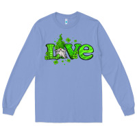 Colony Blue love st patricks gnome Long Sleeve Tee - Jasminsmagicworld