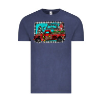 Vintage Denim truck merry christmas Vintage Tee - JahusDesignShop