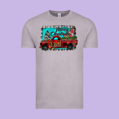 Truck Merry Christmas Vintage Tee Designed By Jahusdesignshop