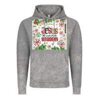 Cloud Rock christian christmas  jesus the reason Vintage Hoodie - MaliasSmallBusiness