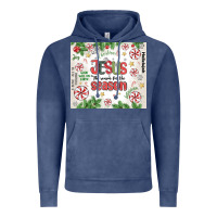 Vintage Denim christian christmas  jesus the reason Vintage Hoodie - MaliasSmallBusiness