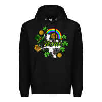Black Texas map St. Patrick's Premium Hoodie - CowGirlArtShop