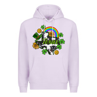 Lilac Texas map St. Patrick's Premium Hoodie - CowGirlArtShop