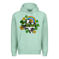 Seafoam Texas map St. Patrick's Premium Hoodie - CowGirlArtShop
