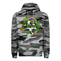Slate Camo Texas map St. Patrick's Premium Hoodie - CowGirlArtShop