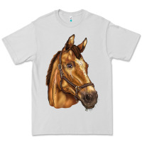 Dove Grey horse Premium Tee - BarkalooDesign