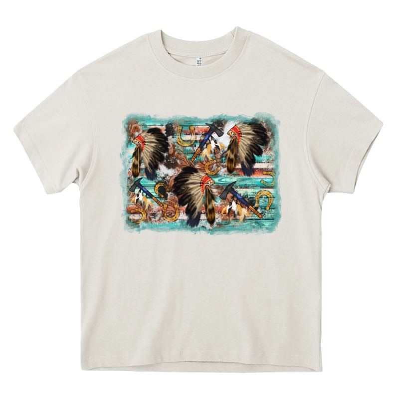 Indian Western Background Heavy Core Tee by AdoDesignShop | Teevron