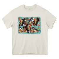 Cream indian western background Heavy Core Tee - AdoDesignShop
