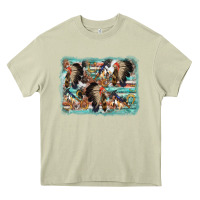 Mossy indian western background Heavy Core Tee - AdoDesignShop