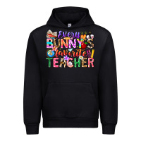 Black Every Bunny Favorite Teacher Easter Urban Hoodie - CowhideDigitalArt