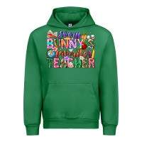 Emerald Every Bunny Favorite Teacher Easter Urban Hoodie - CowhideDigitalArt