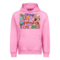 Fuchsia Pink Every Bunny Favorite Teacher Easter Urban Hoodie - CowhideDigitalArt
