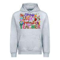 Heather Grey Every Bunny Favorite Teacher Easter Urban Hoodie - CowhideDigitalArt