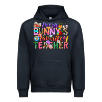 Navy Every Bunny Favorite Teacher Easter Urban Hoodie - CowhideDigitalArt