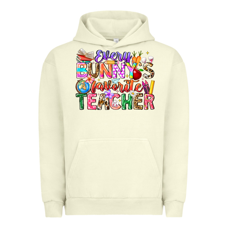 Every Bunny Favorite Teacher Easter Urban Hoodie by CowhideDigitalArt | Teevron