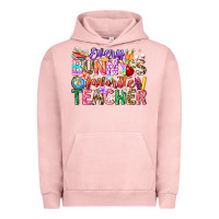 Pigment Salmon Every Bunny Favorite Teacher Easter Urban Hoodie - CowhideDigitalArt