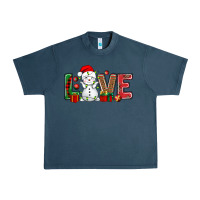 Midnight Navy love snowman bbs Urban Heavy Tee - BundleAndBundleShop