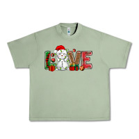 Oil Green love snowman bbs Urban Heavy Tee - BundleAndBundleShop