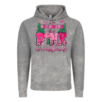 Cloud Rock i'm dreaming of a pink christmas flamingo Vintage Hoodie - MaliasSmallBusiness