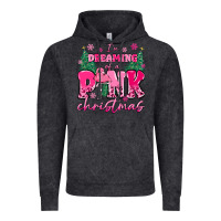 Vintage Black i'm dreaming of a pink christmas flamingo Vintage Hoodie - MaliasSmallBusiness