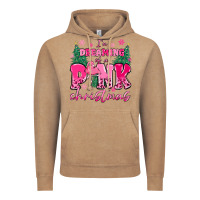 Vintage Coffee i'm dreaming of a pink christmas flamingo Vintage Hoodie - MaliasSmallBusiness