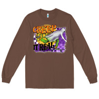 Chestnut creep it real Long Sleeve Tee - BarkalooDesign