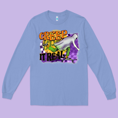 Creep It Real Long Sleeve Tee Designed By Barkaloodesign