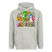 Moon Dust Easter Day My first Easter with eggs and rabbits Heavyweight Hoodie - OliviaCreatesArt