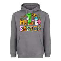 Storm Easter Day My first Easter with eggs and rabbits Heavyweight Hoodie - OliviaCreatesArt