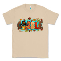 Mushroom gobble with thanksgiving turkeys Classic Tee - MaliasSmallBusiness