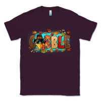 Plum gobble with thanksgiving turkeys Classic Tee - MaliasSmallBusiness