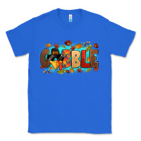 True Royal gobble with thanksgiving turkeys Classic Tee - MaliasSmallBusiness