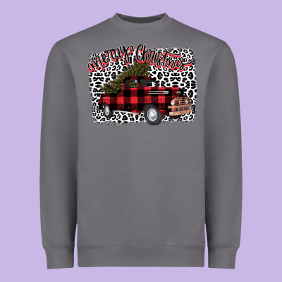 Merryy Christmas Truck Heavyweight Sweatshirt Designed By Bettercallsaul