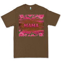 Cacao floral leopard mama tumbler Premium Tee - BarkalooDesign