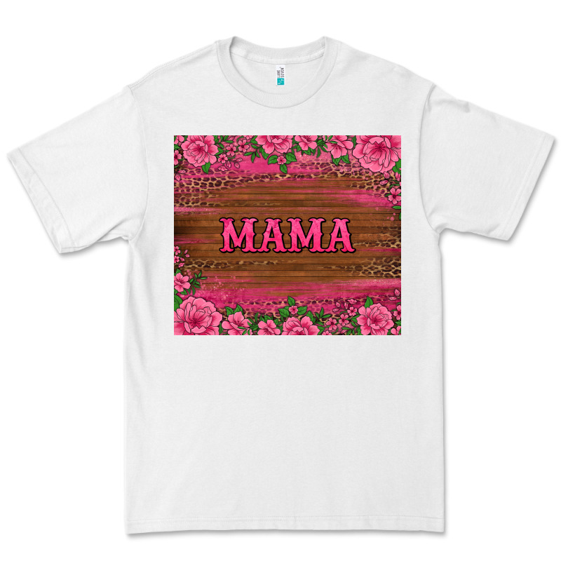 Floral Leopard Mama Tumbler Premium Tee by BarkalooDesign | Teevron