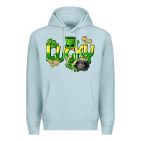 Blue Mist Lucky St. Patrick's Day Premium Hoodie - HowdyJamesFarm