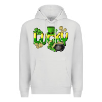 Dove Grey Lucky St. Patrick's Day Premium Hoodie - HowdyJamesFarm