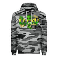 Slate Camo Lucky St. Patrick's Day Premium Hoodie - HowdyJamesFarm