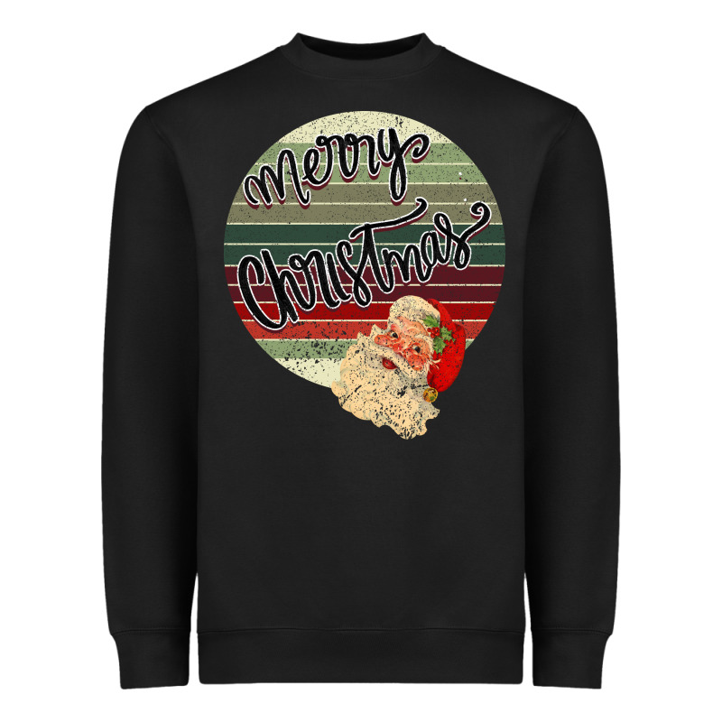 Retro Merry Christmas Heavyweight Sweatshirt by Bettercallsaul | Teevron