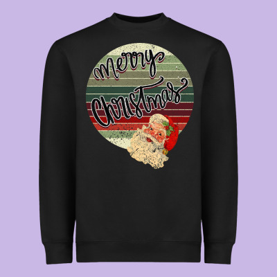 Retro Merry Christmas Heavyweight Sweatshirt Designed By Bettercallsaul
