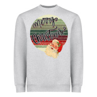 Heather Grey retro merry christmas Heavyweight Sweatshirt - Bettercallsaul